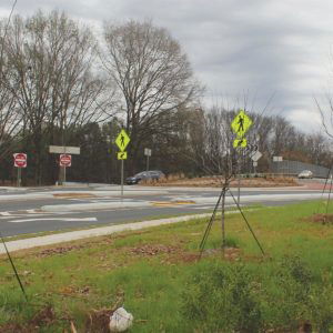 Roundabout in Sandy Springs